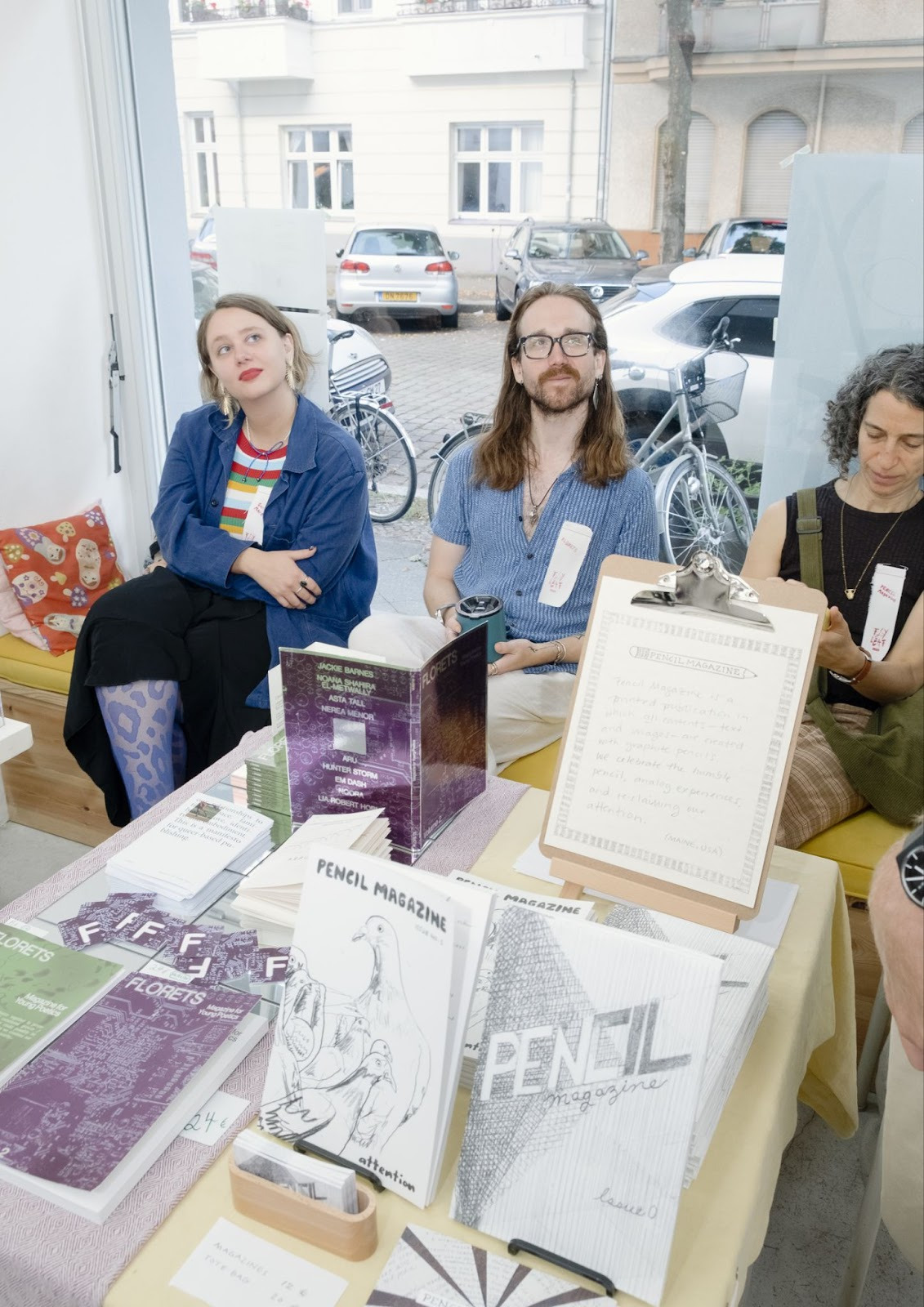 Book buffet at FLYLEAF 2025