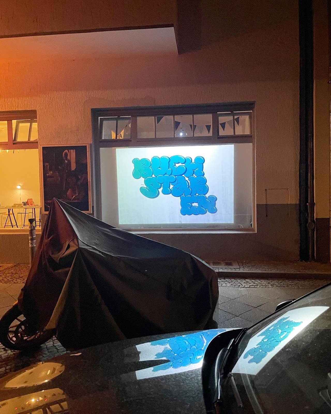 A view of Buchstabensalat from the street