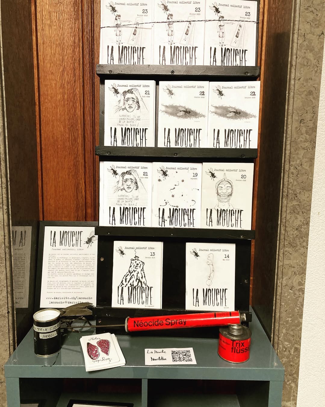 La Mouche lors du salon de microédition BDFil en 2023