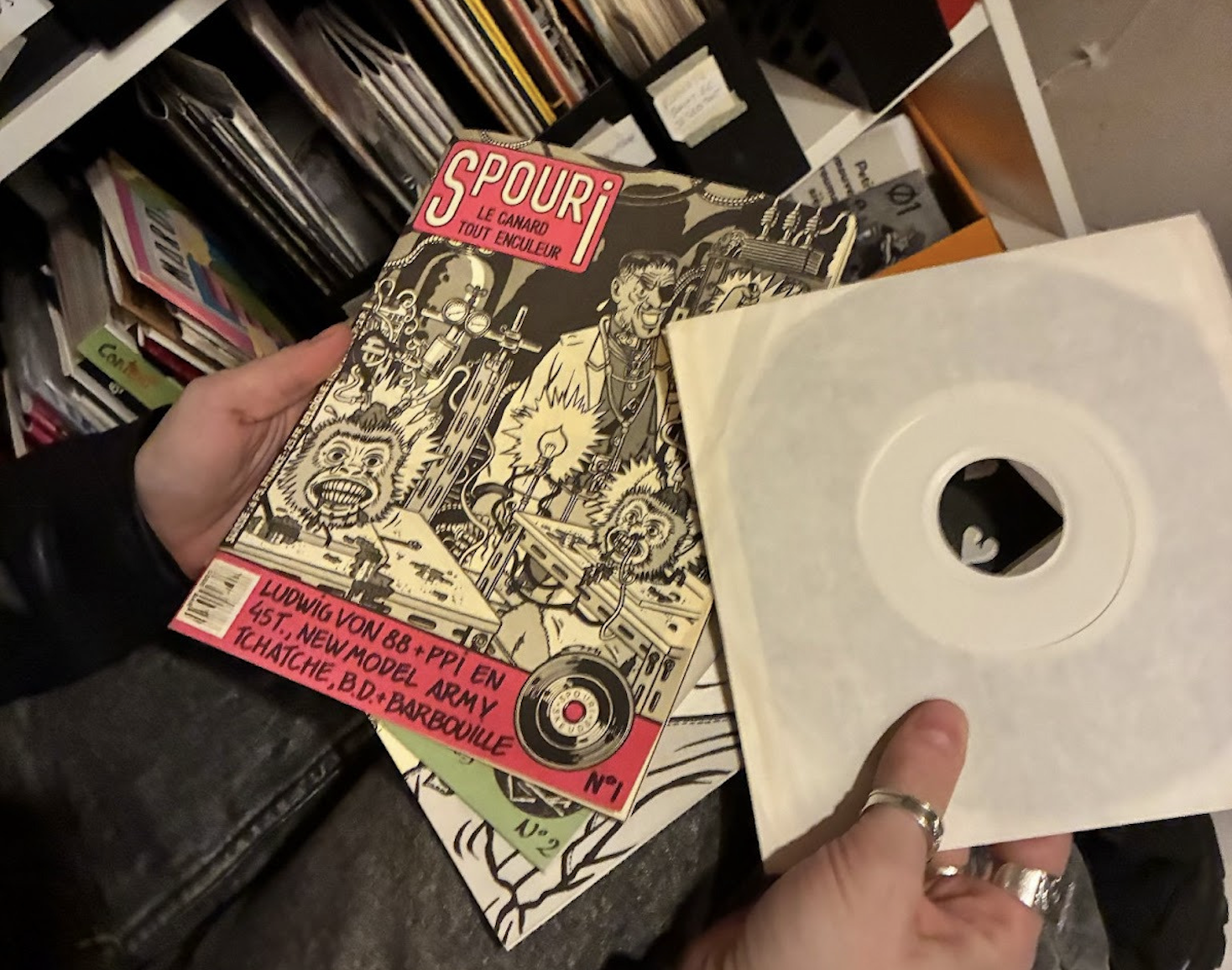 Spouri : Le Canard Tout Enculeur, fanzine suisse de rock punk et bédé humour trash, 1986