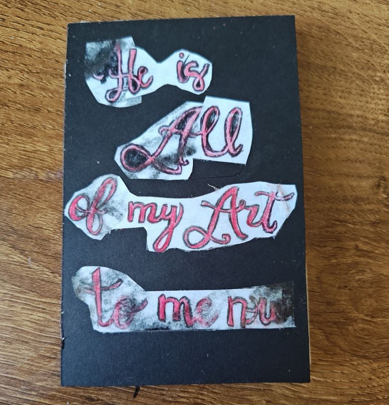 He Is All of my Art To Me Now cover