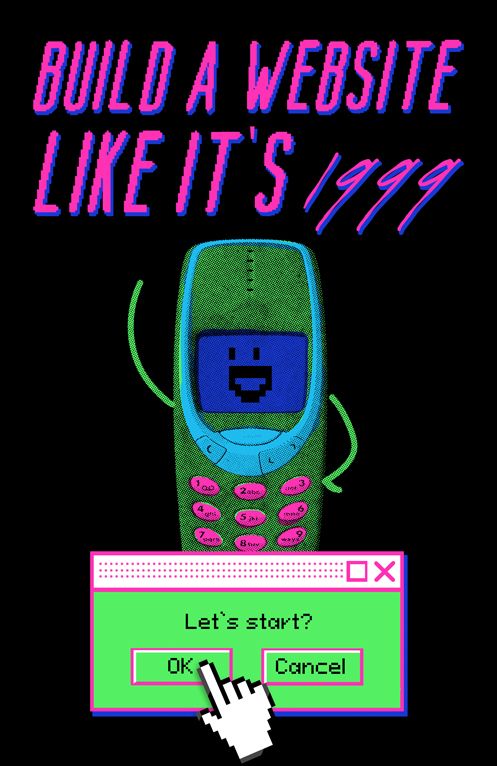 Make a Website Like it's 1999 cover