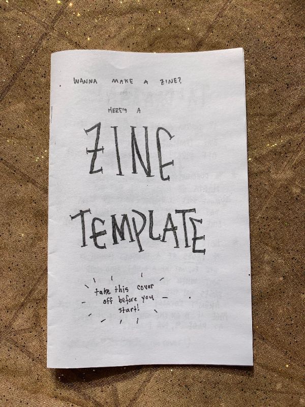 Zine Template cover