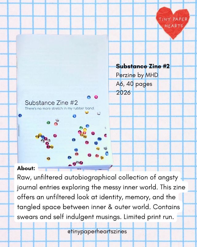 Substance Zine #2 by MHD cover