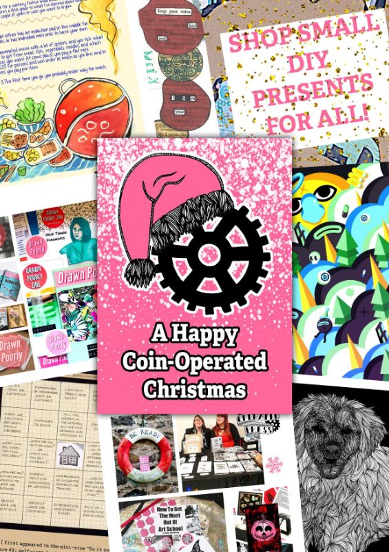 A Happy Coin-Operated Christmas Zine cover