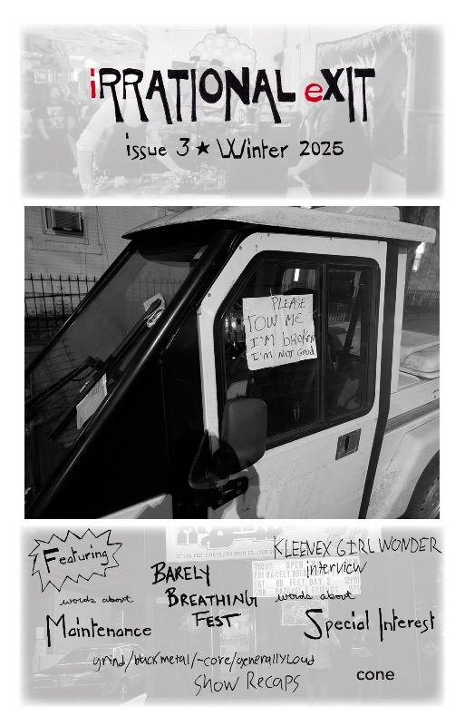 iRRATIONAL eXIT #3 (winter 2025) cover