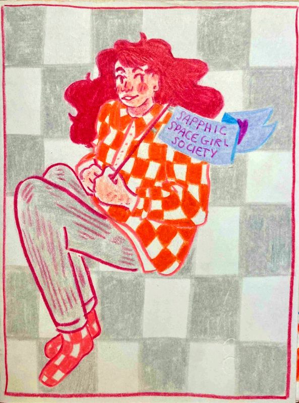 Sapphic Spacegirl Society Issue 1 cover
