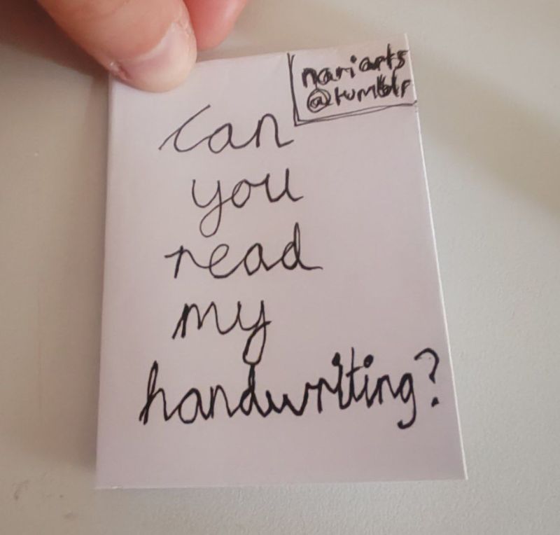 Can You Read My Handwriting? cover