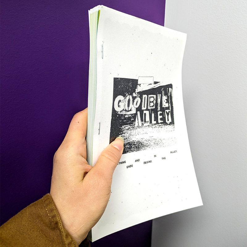 Goodbye Alley Zine cover
