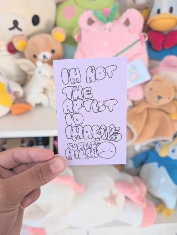 i'm not where i'd imagined mini zine cover