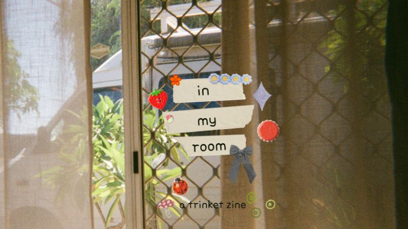Things in My Room - a trinket zine cover